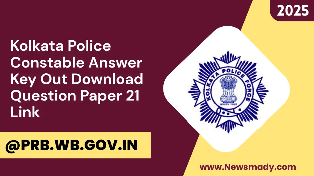 Kolkata Police Constable Answer Key Out